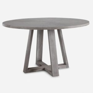 Uttermost - Gidran Dining Table, Gray, 2 Cartons